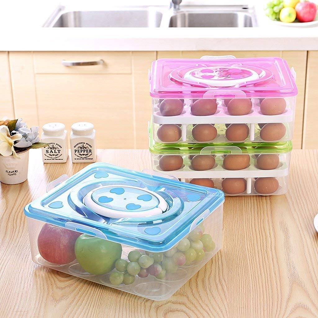 2315 double layer refrigerator egg storage box