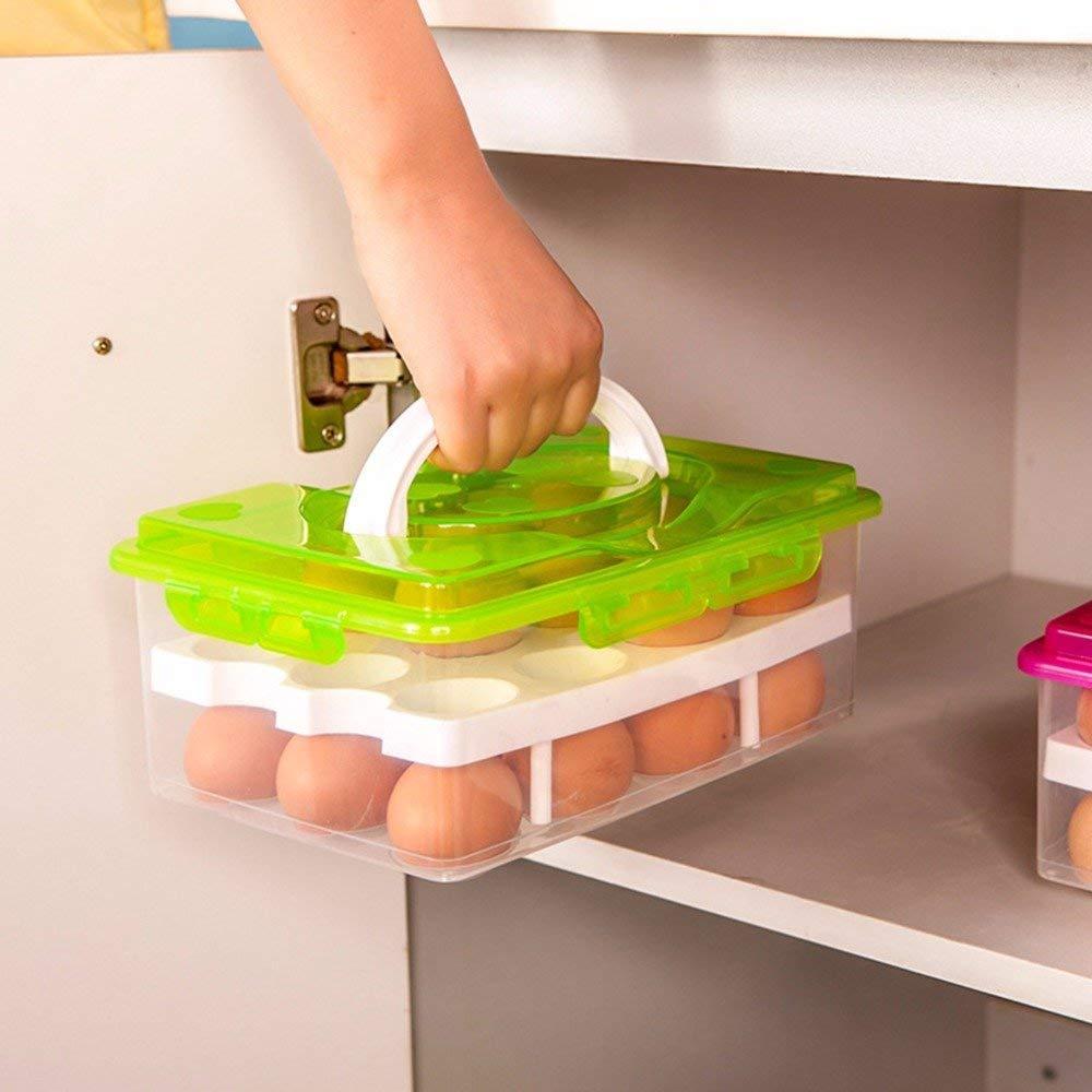 2315 double layer refrigerator egg storage box