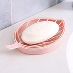 0832 leaf shape dish bathroom soap holder
