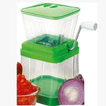 2003_onion chopper vegetable chopper quick cutter with rotating blade