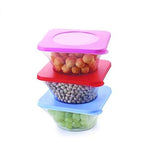 0734 airtight kitchen food storage multi use containers 4pc 700 ml