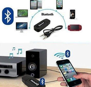black quality usb wireless bluetooth 3 5mm aux audio stereo car music receiver adapter
