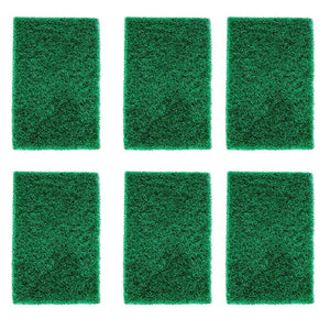 3438 scrub sponge cleaning pads aqua green