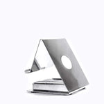 mobile phone metal stand holder for smartphones and tablet antique silver