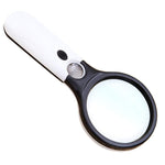 449 handheld reading magnifier glass 3x 45x with 3 led lights for reading maps watch repair