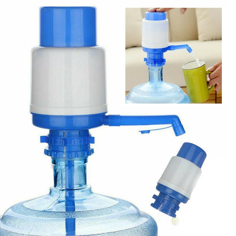 ambitionofcreativity in plastic hand press manual aqua water pump dispenser for bottled drinking multicolour