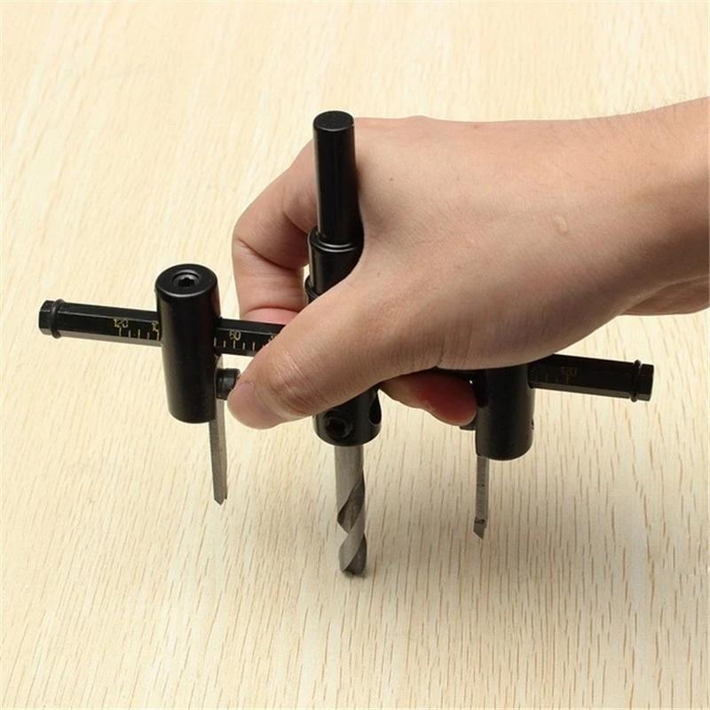 ambitionofcreativity in adjustable metal wood drywall circle hole saw drill bit cutter kit power tool set