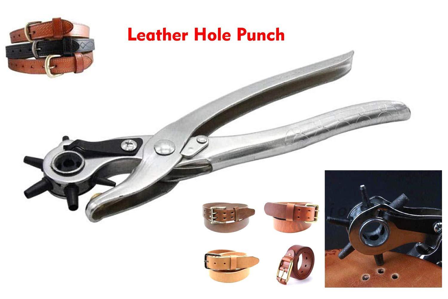 revolving leather punch plier