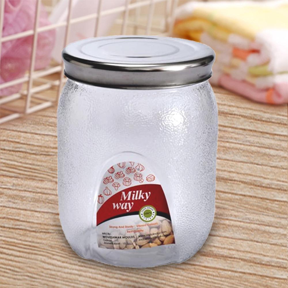 3677 mason jar with airtight lids 1000 ml multicolour