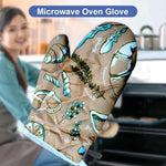 0675 heat resistant non slip oven mitts gloves 1pc