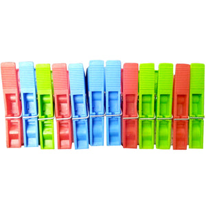 1346 multipurpose 12 pcs cloth clips multicolour