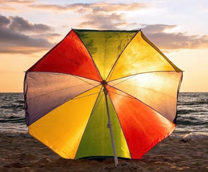 1276 sun protection water proof fabric polyester garden umbrella for beach lawn