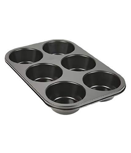 2210 non stick reusable cupcake baking slot tray for 6 muffin cup