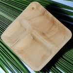 3220 disposable heart shape eco friendly areca palm leaf plate 10x10 inch pack of 25