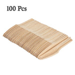 3225 disposable eco friendly wooden knifes pack of 100