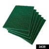 3438 scrub sponge cleaning pads aqua green