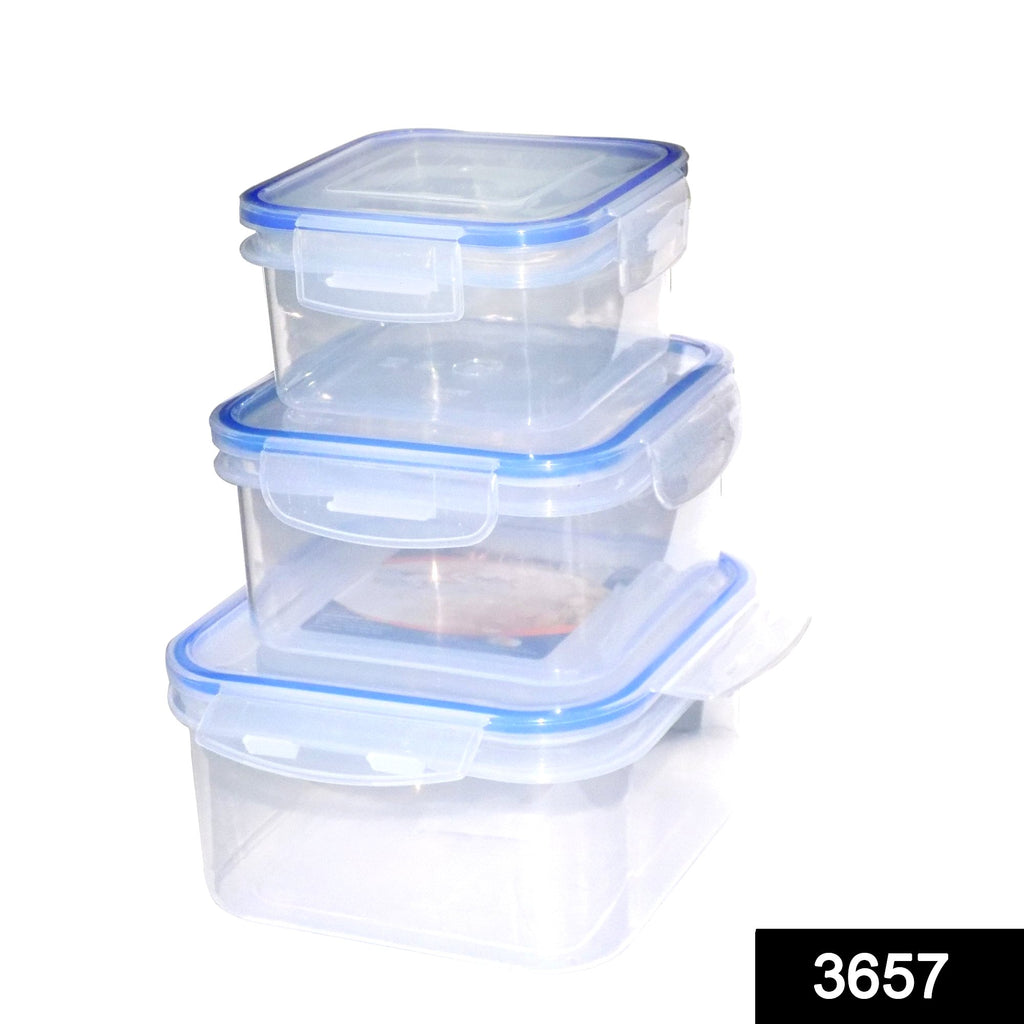 3657 multipurpose airtight food storage containers set of 3 pcs