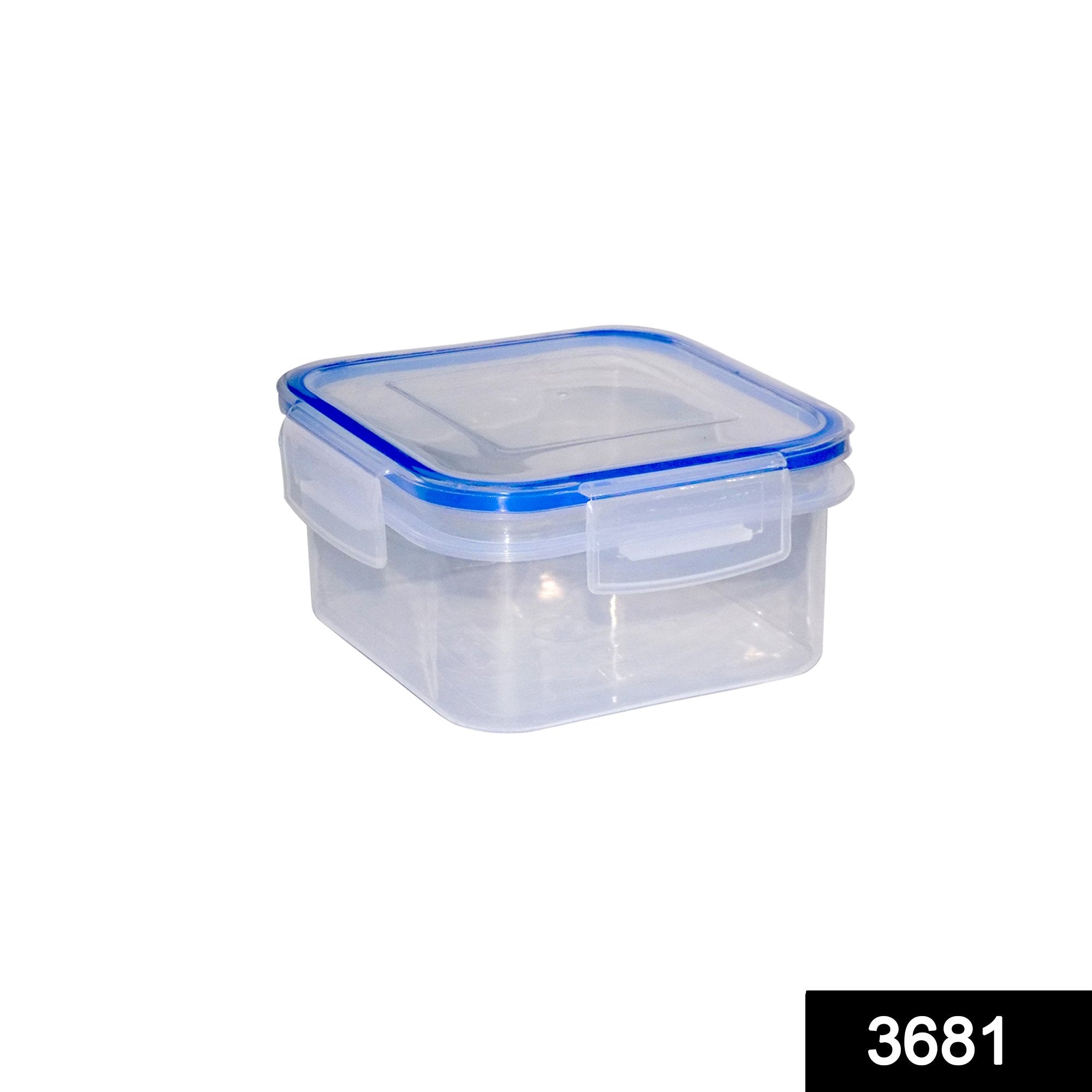 3681 plastic airtight locked food storage containers for kitchen 300ml multicolour