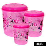 3684 food storage containers kitchen containers for storage set 1000 ml 2000ml 3000 ml set of 3 multicoloured