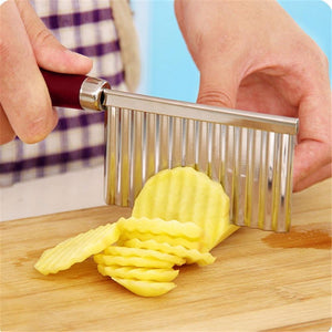 2007_crinkle cut knife potato chip cutter with wavy blade french fry cutter