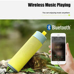 portable 4 in 1 wireless bluetooth speaker with power bank selfie stick phone holder function support handsfree call tf card aux