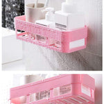 1094 plastic inter design bathroom kitchen organize shelf rack shower corner