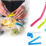 ambitionofcreativity in plastic snack bag clip sealer set 18 pieces multicolour