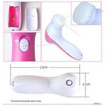 buyerzone 5 in 1 smoothing body face beauty care facial massager pink