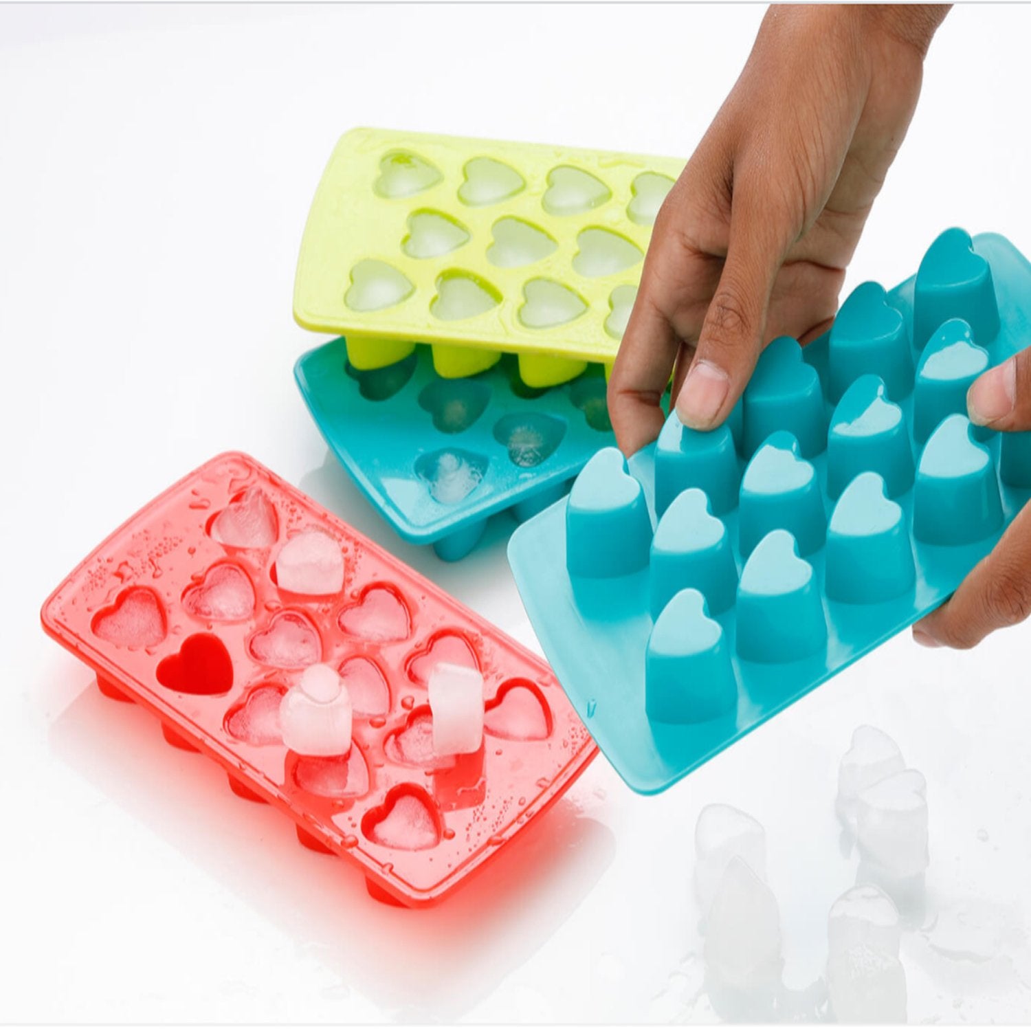 1133 heart shape ice cube tray