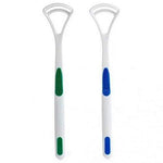 1235 new hot away hand scraper fashion tongue cleaner brush with silica handle