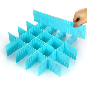 1164 plastic grid drawer divider household storage strips pack of 8