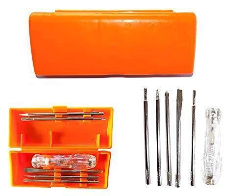 stainless steel professional 5 in 1 multi function screwdriver kit multicolour