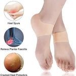 1277 anti crack silicon gel heel moisturizing socks for foot care men women