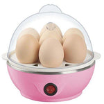 simxen egg boiler electric automatic off 7 egg poacher for steaming cooking boiling and frying multicolour