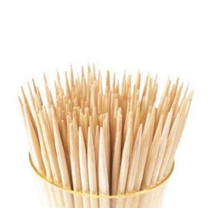 0847 simple wooden toothpicks with dispenser box