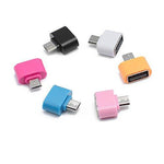 pke stylist little adapter micro usb otg to usb 2 0 adapter for smartphones and tablets set of 3