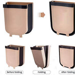 Kitchen Foldable Garbage Trash Box Door Mounted Organizer