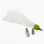 0805 cake decorating nozzle with piping bag stainless steel piping cream frosting nozzles