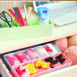 235 5 compartments socks handkerchief underwear storage box socks drawer closet organizer storage boxes pack of 2