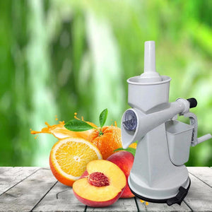 ambitionofcreativity in kitchen tools plastic manual citrus juicer with waste collector vaccum locking system