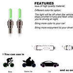 ambitionofcreativity in led flash light lamp bike car tire tyre wheel valve sealing caps