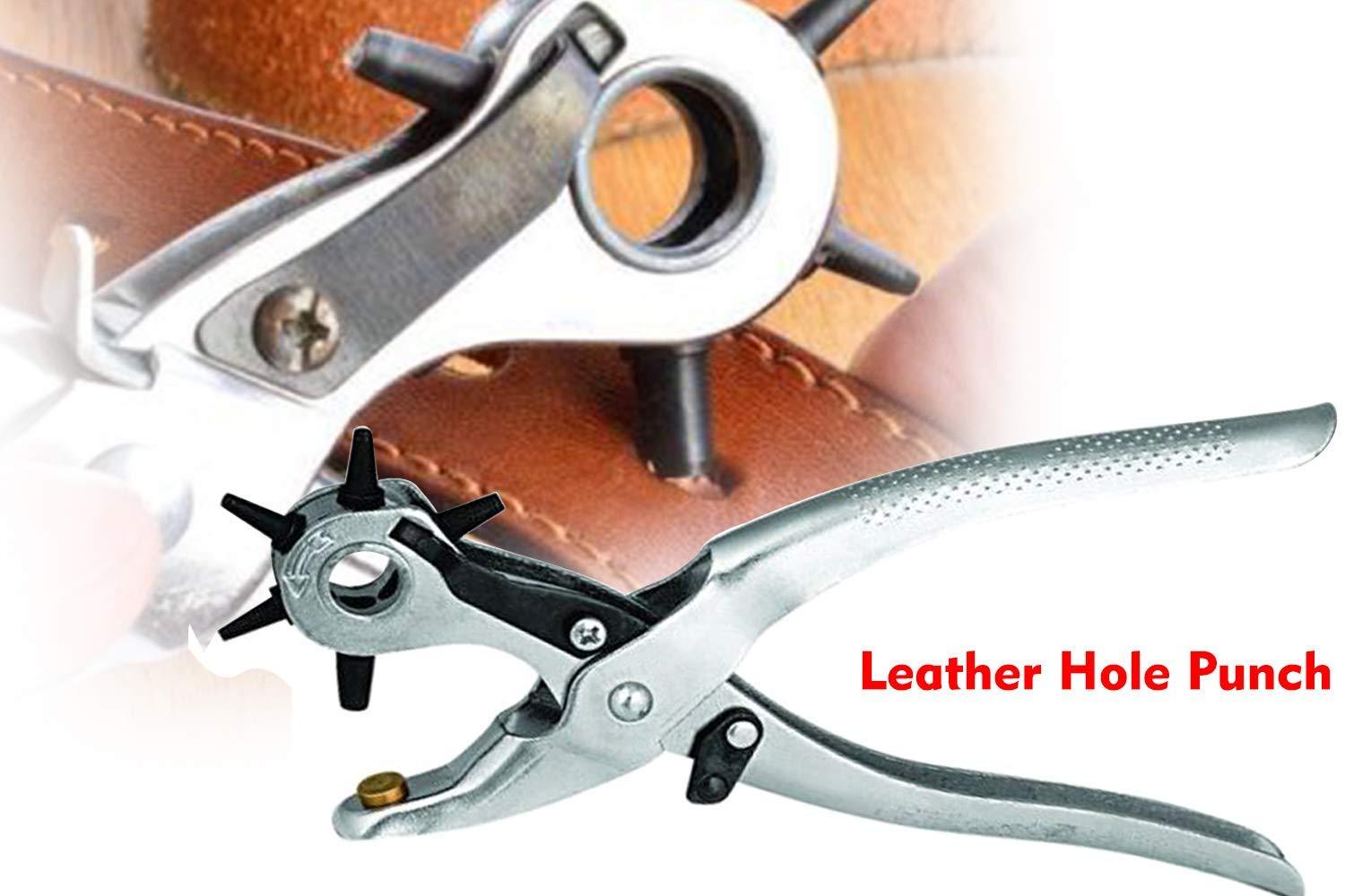 revolving leather punch plier