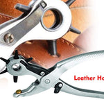 revolving leather punch plier