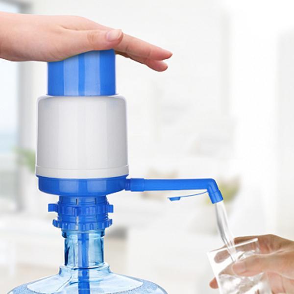 ambitionofcreativity in plastic hand press manual aqua water pump dispenser for bottled drinking multicolour