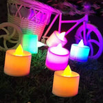 241 festival decorative led tealight candles multi 1