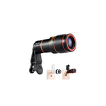 clip on 8x optical zoom telescope phone camera lens