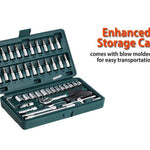 ambitionofcreativity in combination tool kit metal 1 4 socket set black 46pcs