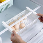 ambitionofcreativity in fridge organizer drawer adjustable fridge storage basket fridge racks tray sliding storage racks