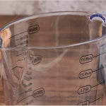 0786 professional transparent measuring mug for measuring solids and liquids