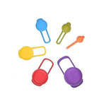 plastic measuring spoons for kitchen 6 pack